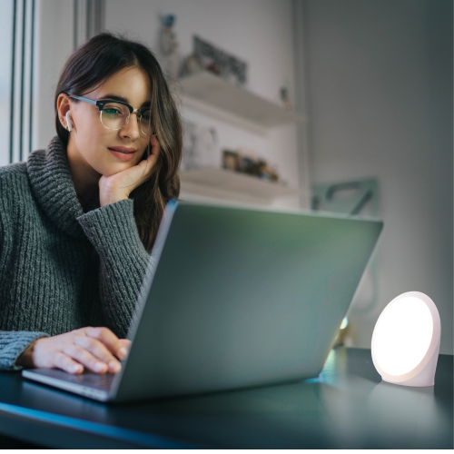 Lampe de luminothérapie «&nbsp;SAD LAMP&nbsp;» de HoMedics