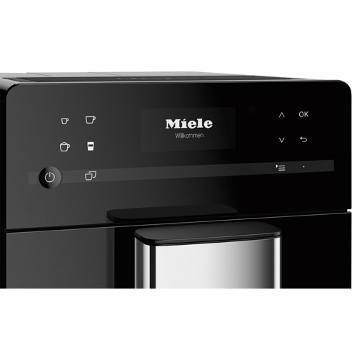 Refurbished - Miele CM 5310 Silence Countertop Coffee and Espresso Machine - Obsidian Black