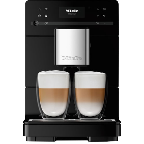 Refurbished - Miele CM 5310 Silence Countertop Coffee and Espresso Machine - Obsidian Black
