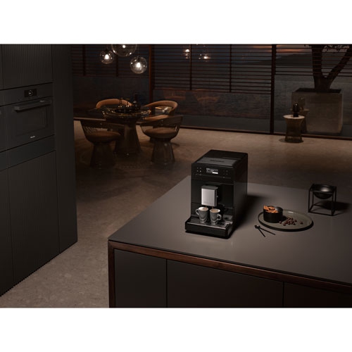 Refurbished - Miele CM 5310 Silence Countertop Coffee and Espresso Machine - Obsidian Black