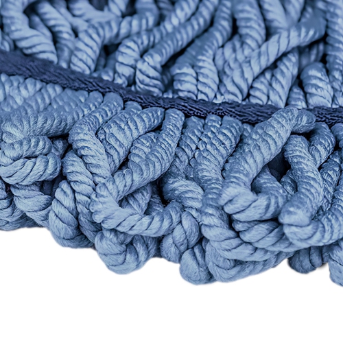 Pack of 10 Synthetic String Mop Heads, Looped End, Blue, Attax Pro