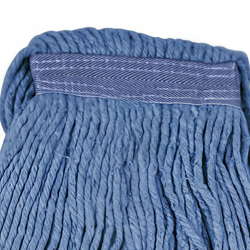 Pack of 10 Synthetic String Mop Heads, Looped End, Blue, Attax Pro