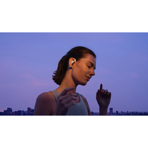 Écouteurs boutons 100 % sans fil OpenFit 2 de Shokz - Beige