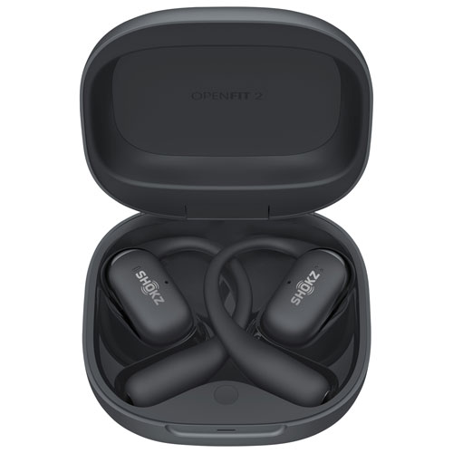 Shokz OpenFit 2 Open-Ear True Wireless Earbuds - Black