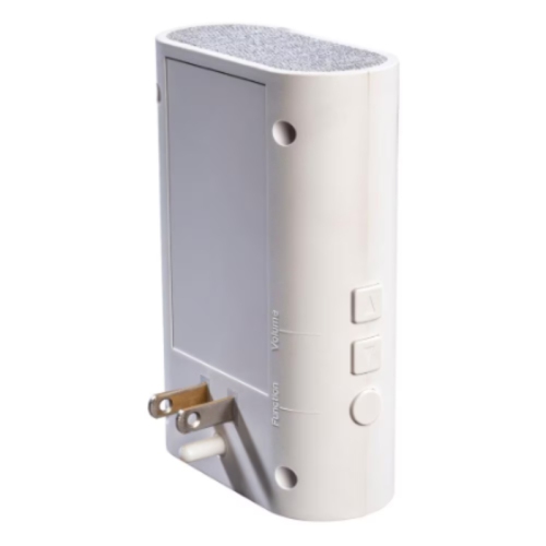 Defiant Wireless Wi-Fi Connected Smart Plug-In White Doorbell Kit with Wireless Push Button Powered by Hubspace