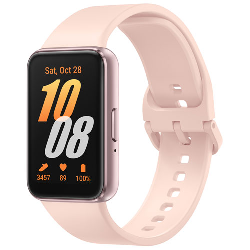 Samsung Galaxy Fit3 Fitness Tracker with Heart Rate Monitor - Pink Gold