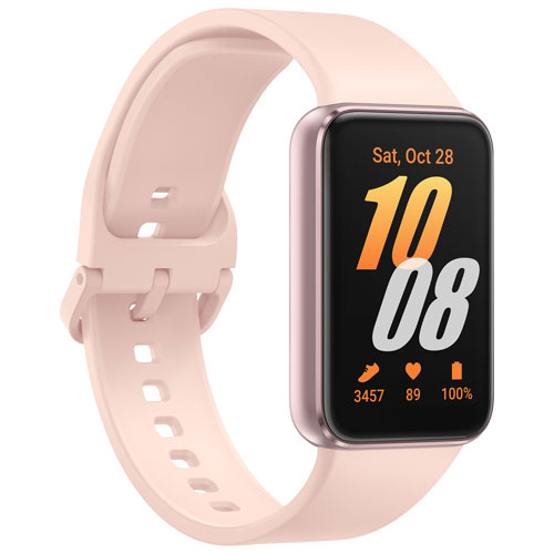 Samsung Galaxy Fit3 Fitness Tracker with Heart Rate Monitor - Pink Gold