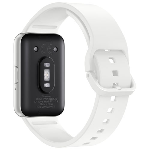 Moniteur d'activité Galaxy Fit3 de Samsung avec moniteur de fréquence cardiaque - Argenté