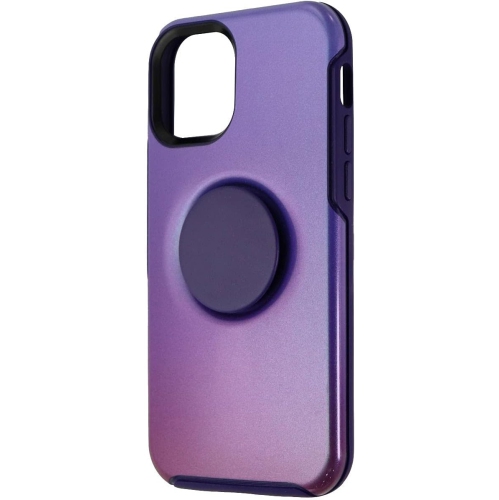 Case for iPhone 12 & iPhone 12 Pro OtterBox Otter + POP Symmetry Series - Violet Dusk - Open Box