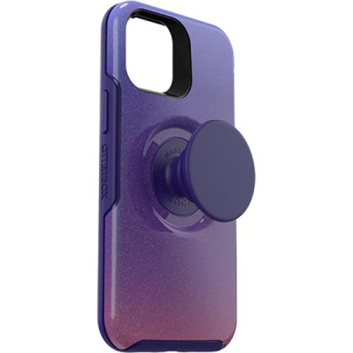 Case for iPhone 12 & iPhone 12 Pro OtterBox Otter + POP Symmetry Series - Violet Dusk - Open Box