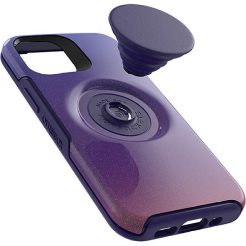 Case for iPhone 12 & iPhone 12 Pro OtterBox Otter + POP Symmetry Series - Violet Dusk - Open Box