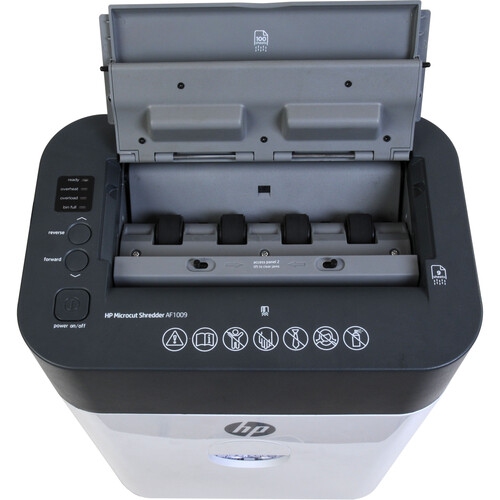 HP Auto Feed Micro-Cut 9-Sheet Paper Shredder