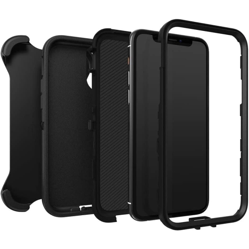 Case for iPhone 11 PRO , OtterBox Defender Screenless Series Case & Holster , Black - Open Box