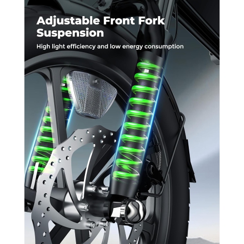 isinwheel U3 Foldable Adults Electric Bike - Black