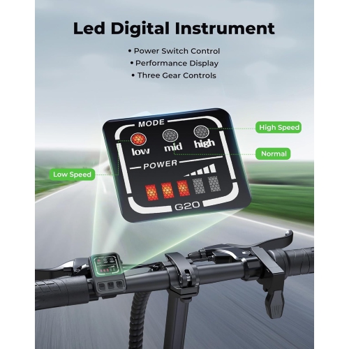 isinwheel U3 Foldable Adults Electric Bike - Black