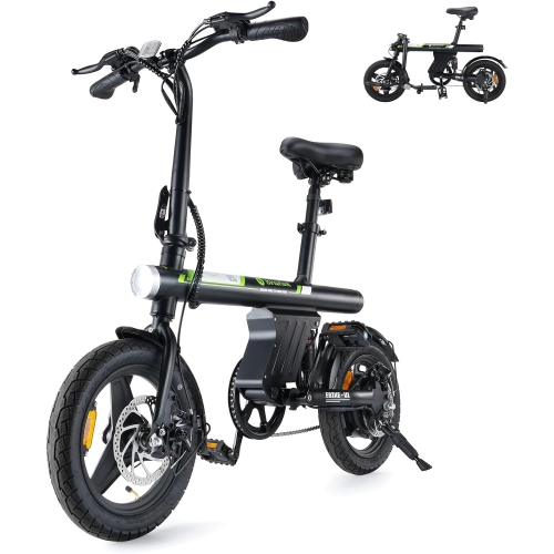 ISINWHEEL  U1 Commuter Adults Electric Bike (500W Motor/40Km/32Km/h Top Speed) - In Black