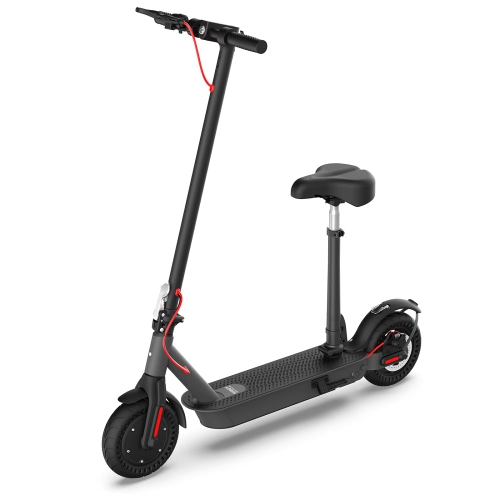 HIBOY  S2 Pro Electric Scooter With Seat for Adults, 500W Powerful Motor / 10" Solid Tires / 40Km Range / 31Km/h / 417.6Wh Battery Capaticy / Color