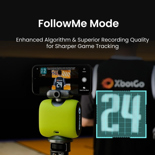 Chameleon AI Powered Sports Action Camera, Sports Gimbal Tracking System with Team and Player Tracking, COMS 4K Video, 360° Rotation, 120° FOV, Live