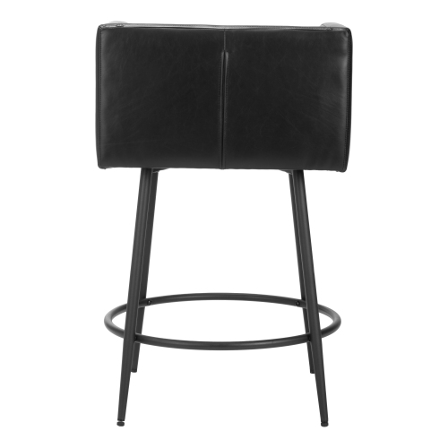 Tabouret de comptoir Horbat, noir