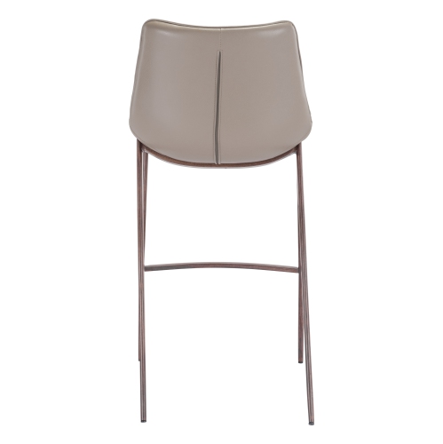 Magnus Barstool Brown & Walnut