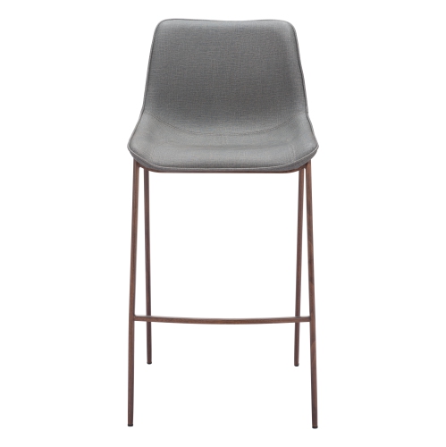 Magnus Barstool Slate Gray & Walnut