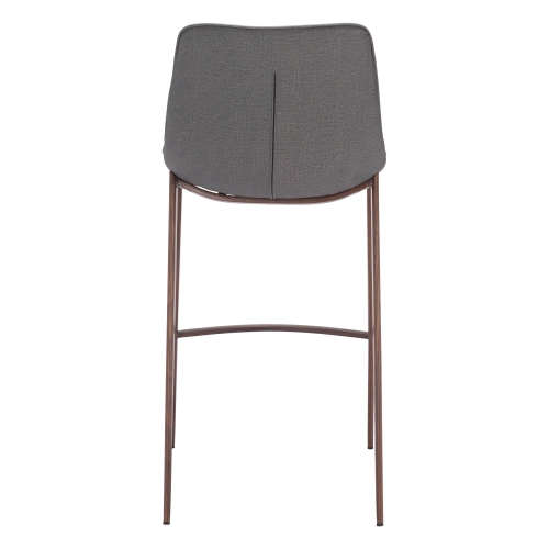 Magnus Barstool Slate Gray & Walnut