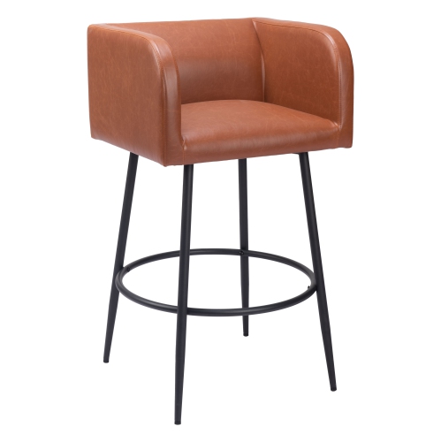 RUG BRANCH  Horbat Barstool (Set Of 2) In Brown