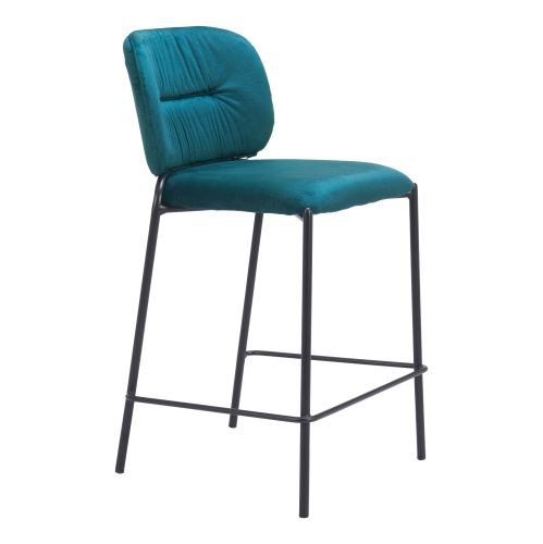 RUG BRANCH  Plat Counter Stool (Set Of 2) In Green