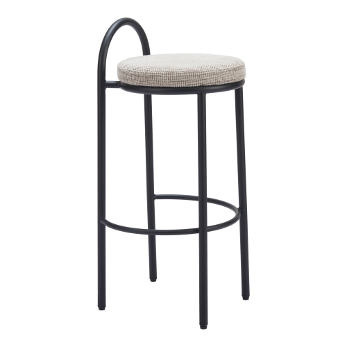 Sisal Barstool Beige Tweed