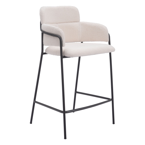 RUG BRANCH  Marcel Counter Stool (Set Of 2) Cream