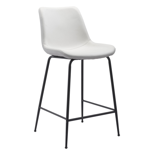 Image 1 of 6.. Byron Counter Stool White