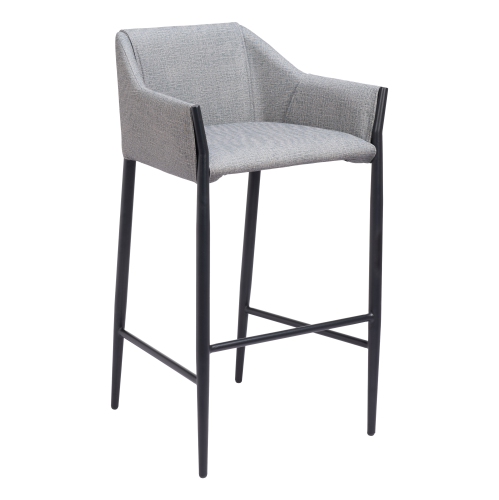 RUG BRANCH  Andover Barstool Slate In Gray