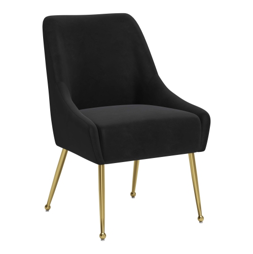 RUG BRANCH  Maxine Dining Chair & Gold In Black