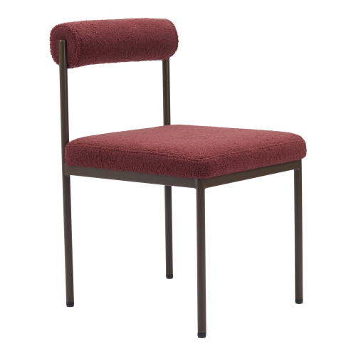 RUG BRANCH  Livorno Dining Chair & Bronze In Red