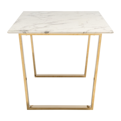 Atlas Dining Table White & Gold