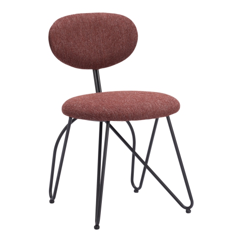 RUG BRANCH  Novi Dining Chair (Set Of 2) Maroon In Brown