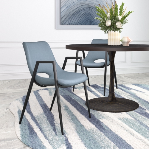 Desi Dining Chair Azure Gray