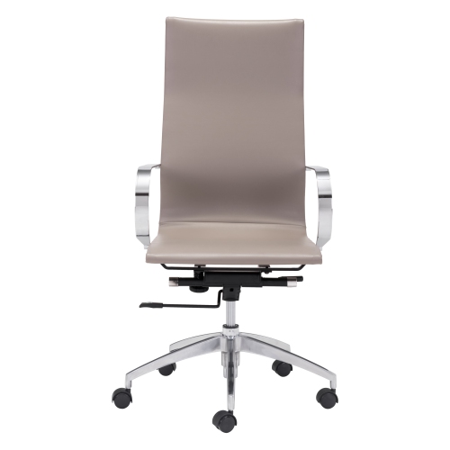 Glider High Back Office Chair Taupe