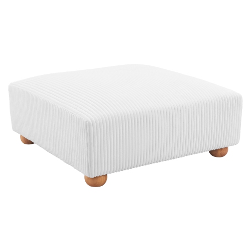 RUG BRANCH  Tayte Ottoman In White