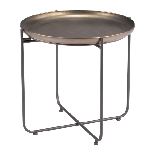 RUG BRANCH  Bronson Side Table Bronze
