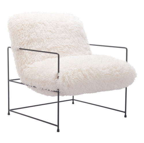 RUG BRANCH  Pelut Accent Chair In White