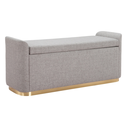 Banc de rangement Dobo gris