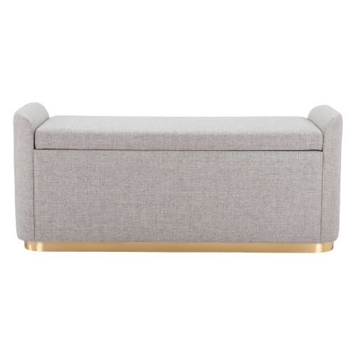Banc de rangement Dobo gris