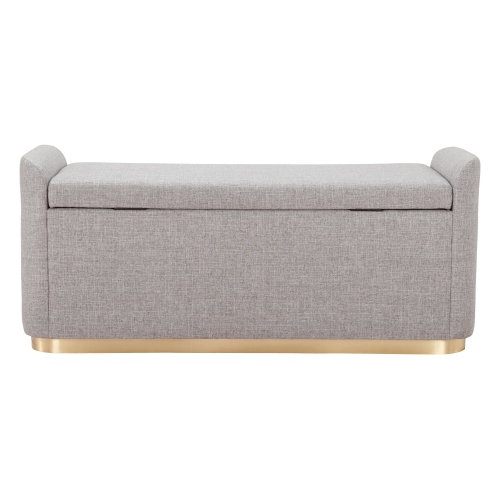 Banc de rangement Dobo gris