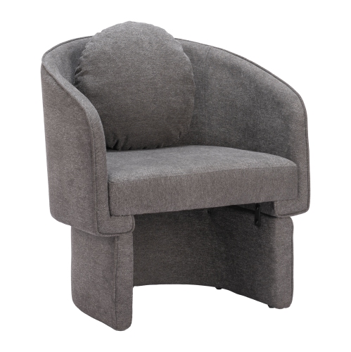 RUG BRANCH  Olya Accent Chair Truffle In Gray