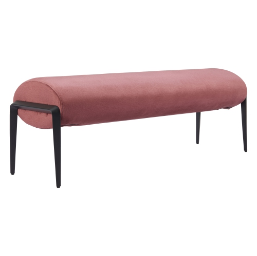 Banc à lattes brun