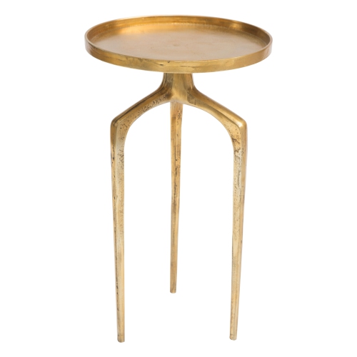 Como Accent Table Set Antique Gold