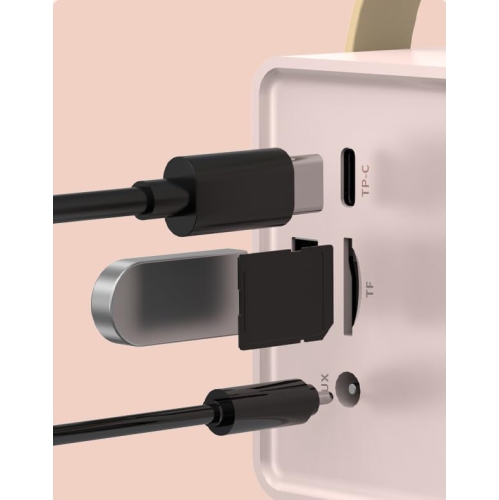 5.0 Retro 5W Portable Speaker, Old Vintage Mini Bluetooth Wireless Speaker with Strong Bass 500mAh Rechargeable Battery up to 6H, Camping, Party, Via