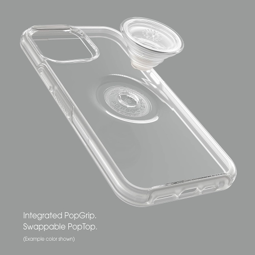 iPhone 12 Pro Max Otter + Pop Symmetry Series Case - Stardust, Integrated PopSockets PopGrip, Slim, Pocket-Friendly, Raised Edges Protect Camera