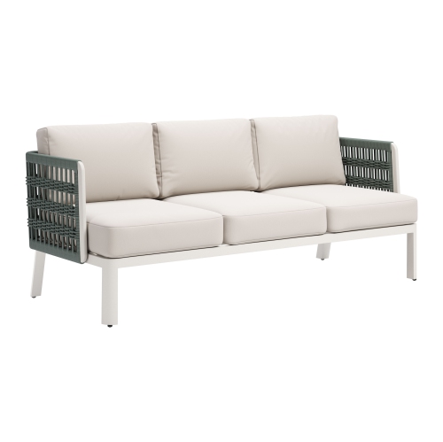 RUG BRANCH  Bridgehampton Sofa In White